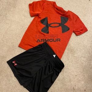 Boys Under Armour short set